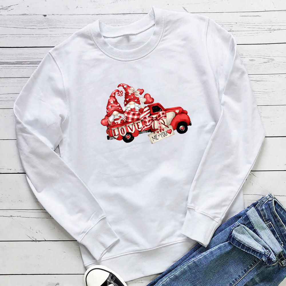 Love letter printed hoodie