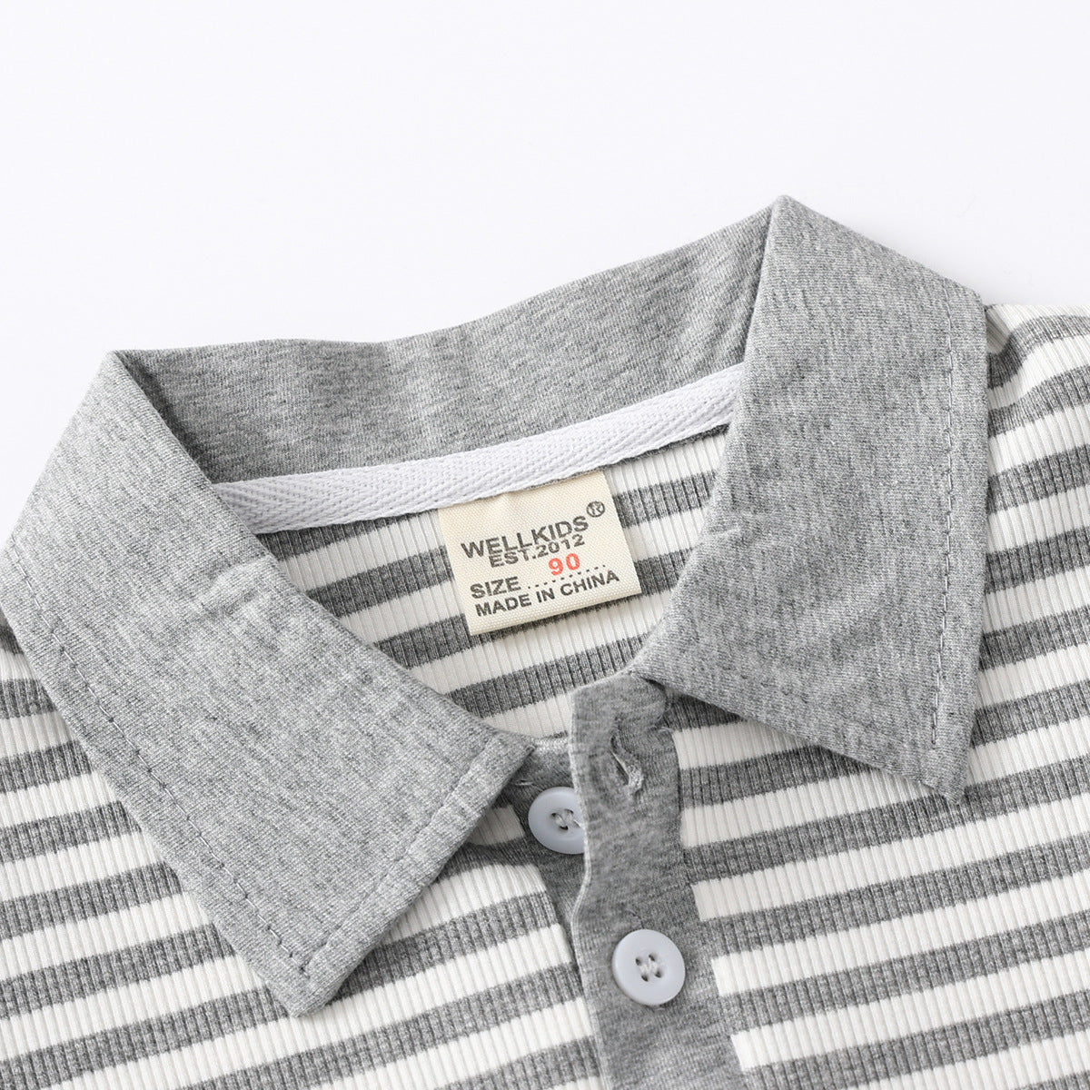 Short Sleeve Polo Shirt for Boys Turn-Down Collar T-Shirt