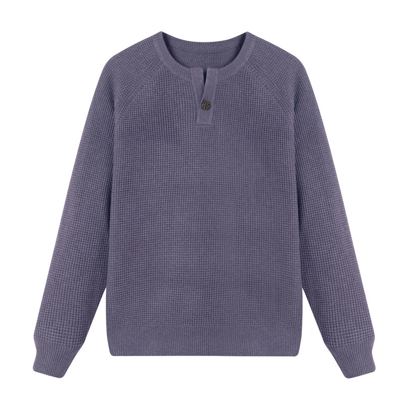 Slim fit long sleeved sweater