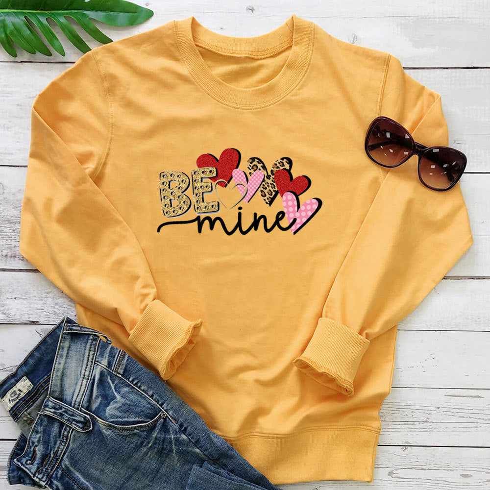 Colorful printed long sleeved hoodie
