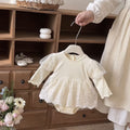 Baby Clothes Spring New Style Romper Charming Girl Baby 1st Birthday Princess Dress Formal Wear 100 Days Full Moon Bodysuit