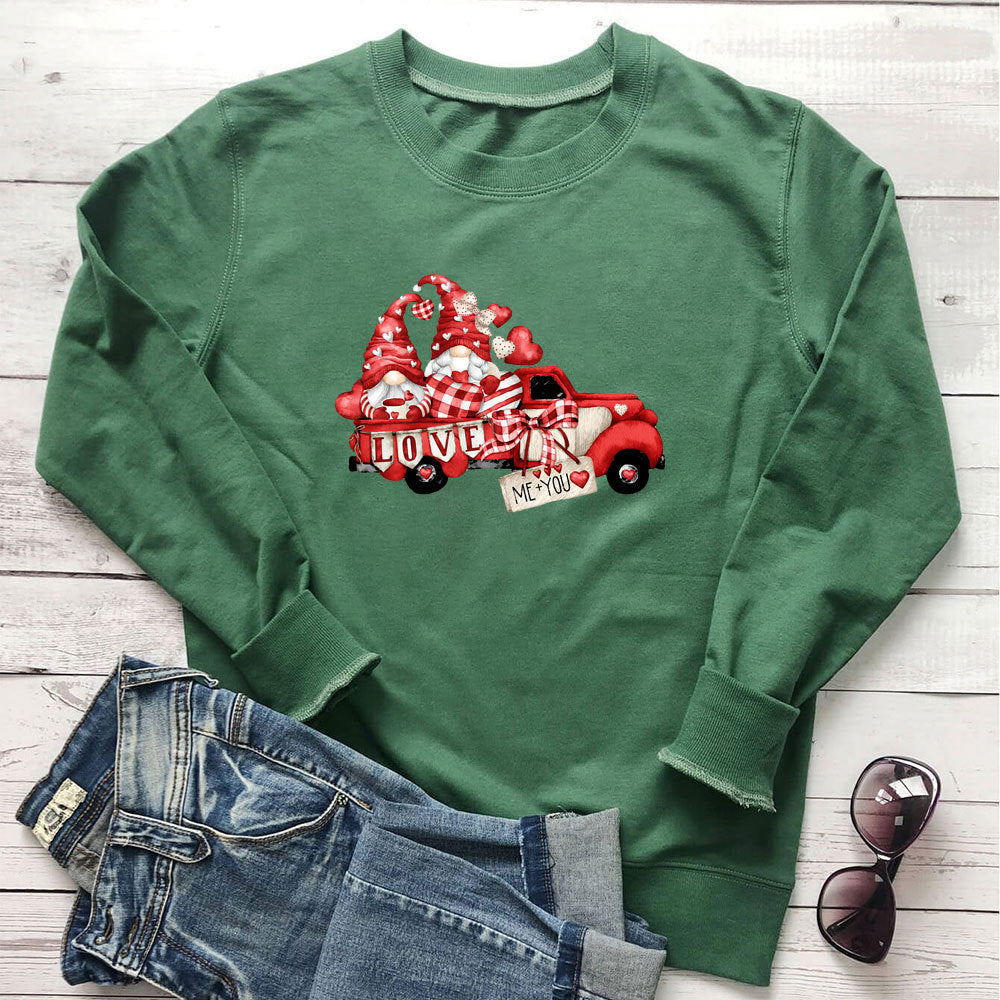 Love letter printed hoodie