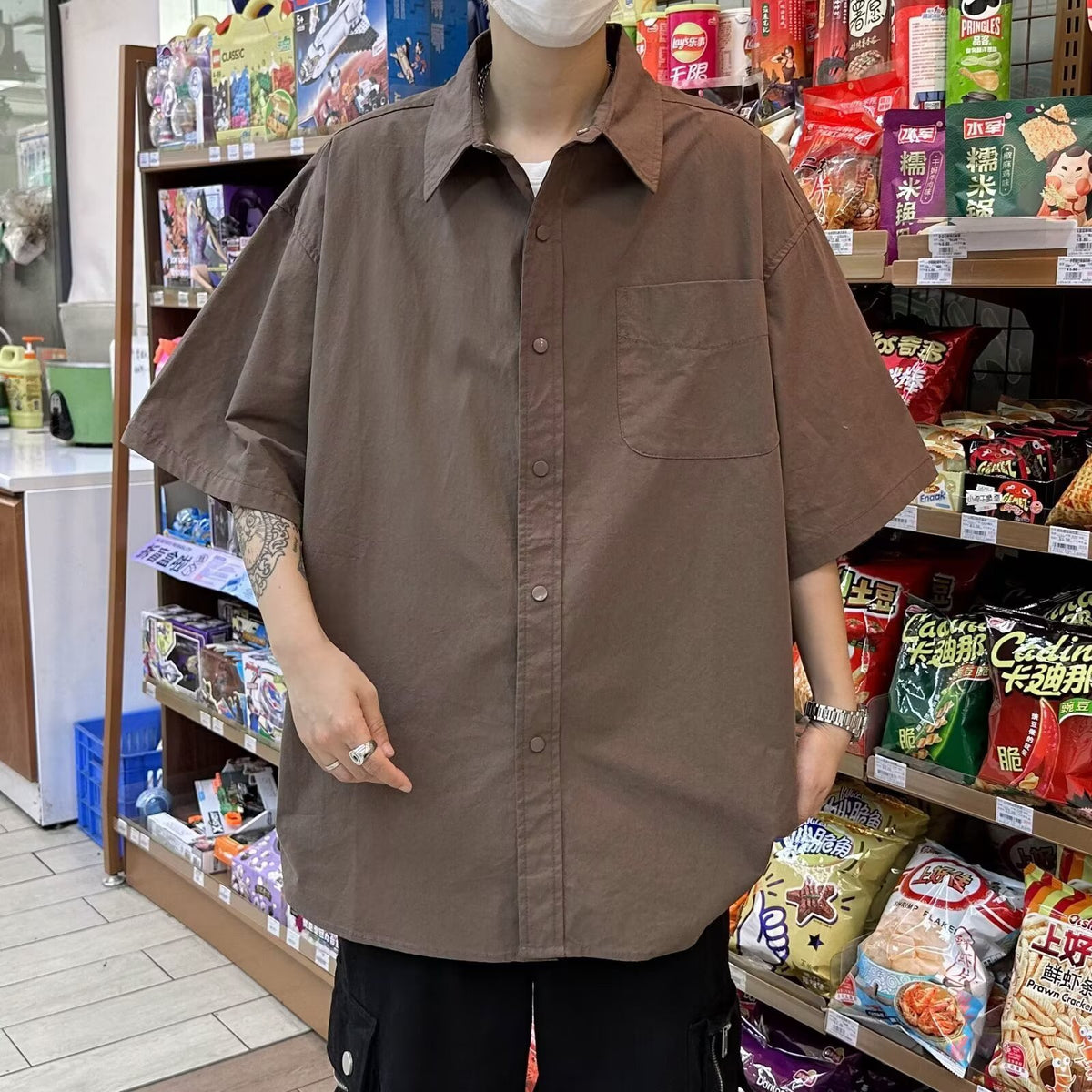Short Sleeve Shirt Men Style