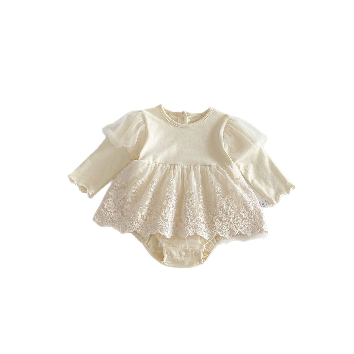 Baby Clothes Spring New Style Romper Charming Girl Baby 1st Birthday Princess Dress Formal Wear 100 Days Full Moon Bodysuit
