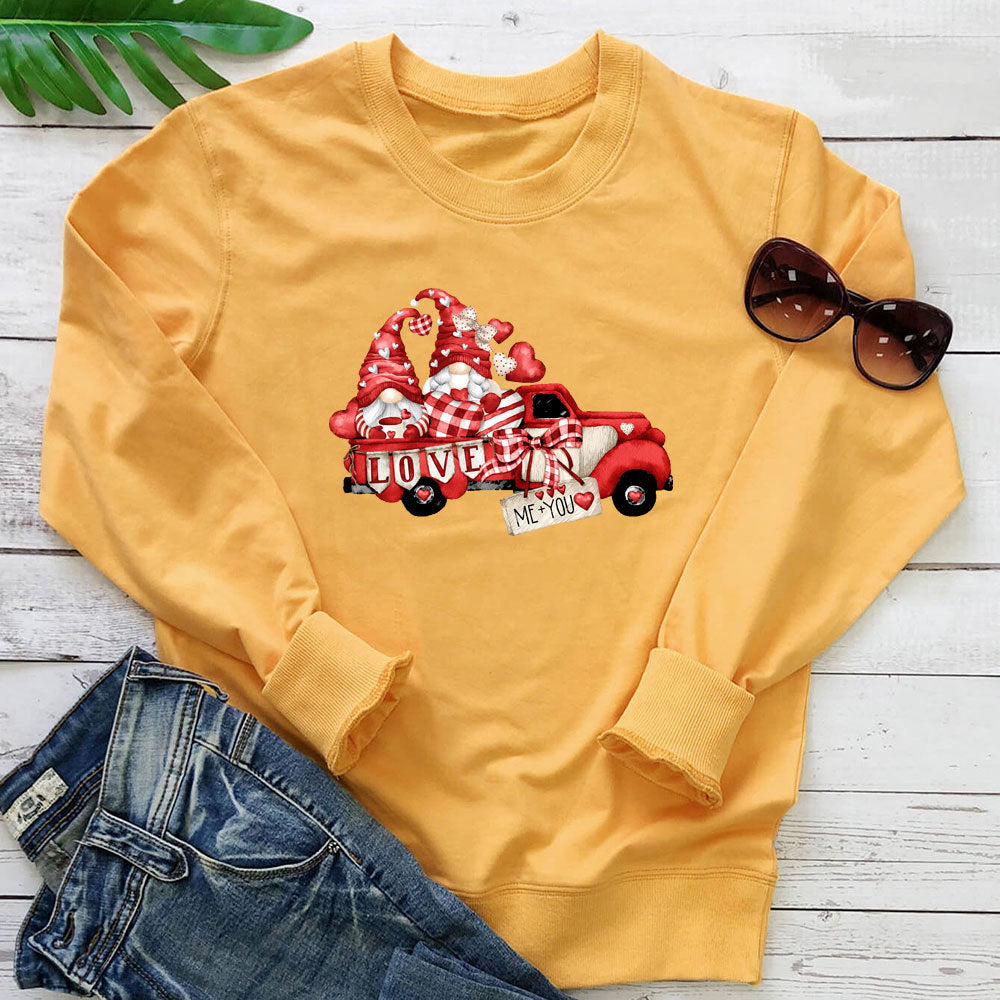 Love letter printed hoodie
