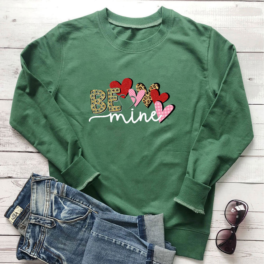 Colorful printed long sleeved hoodie