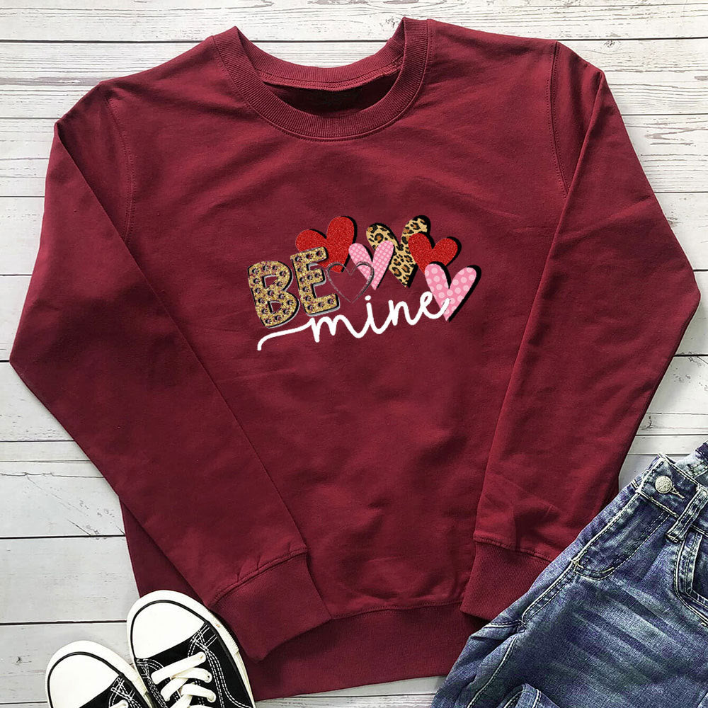Colorful printed long sleeved hoodie
