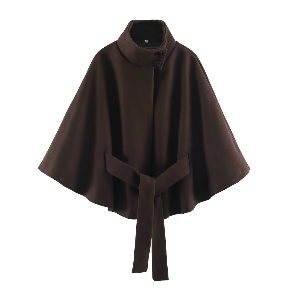 Short coat with belt jacket