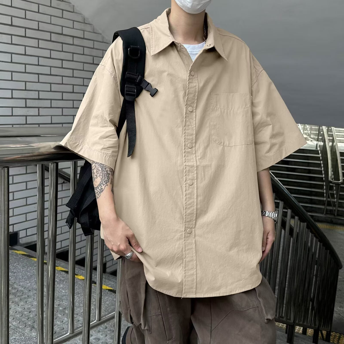 Short Sleeve Shirt Men Style