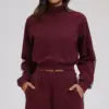 High Quality Color-Block Sweatshirt Jacket Collar Windproof Zipper Pocket Thick Outdoor Sports Cycling Jackets for Women's