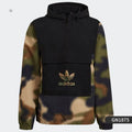 Adidas Originals Men's Half-Zip Hooded Windbreaker GN1875