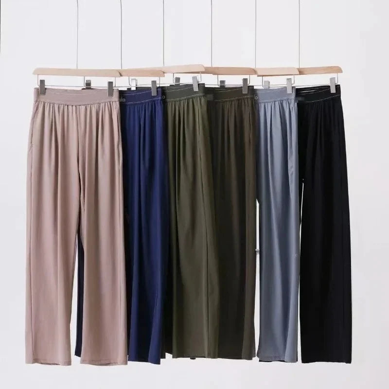 Summer High Waisted Casual Loose and Versatile Sports yoga Pants 2026 Summer Fitness Pants, Women's Breathable Wide Leg Sports P