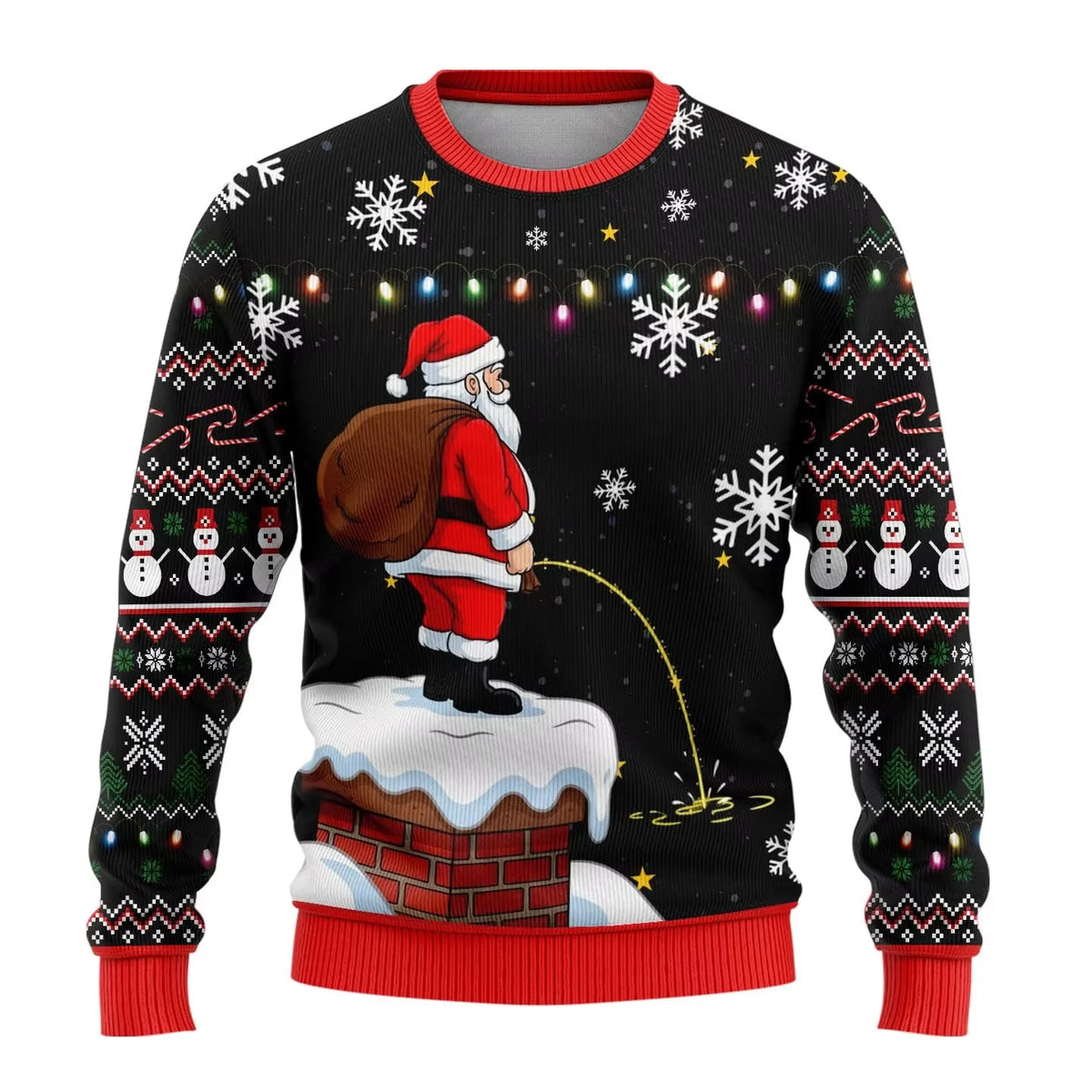 2026 Men's and Women's Ugly Christmas Sweater, Funny Costume, Mixed Spandex Unisex Christmas Sweater