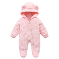 Soft Newborn Baby Clothes Flannel Autumn Winter Baby Boys Girls Jumpsuit Cartoon Newborn Bodysuit Warm Rompers for Babies 0-12M