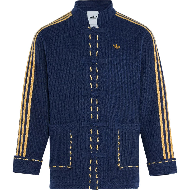 Adidas genuine clover men's and women's knitted loose jacket KR5064