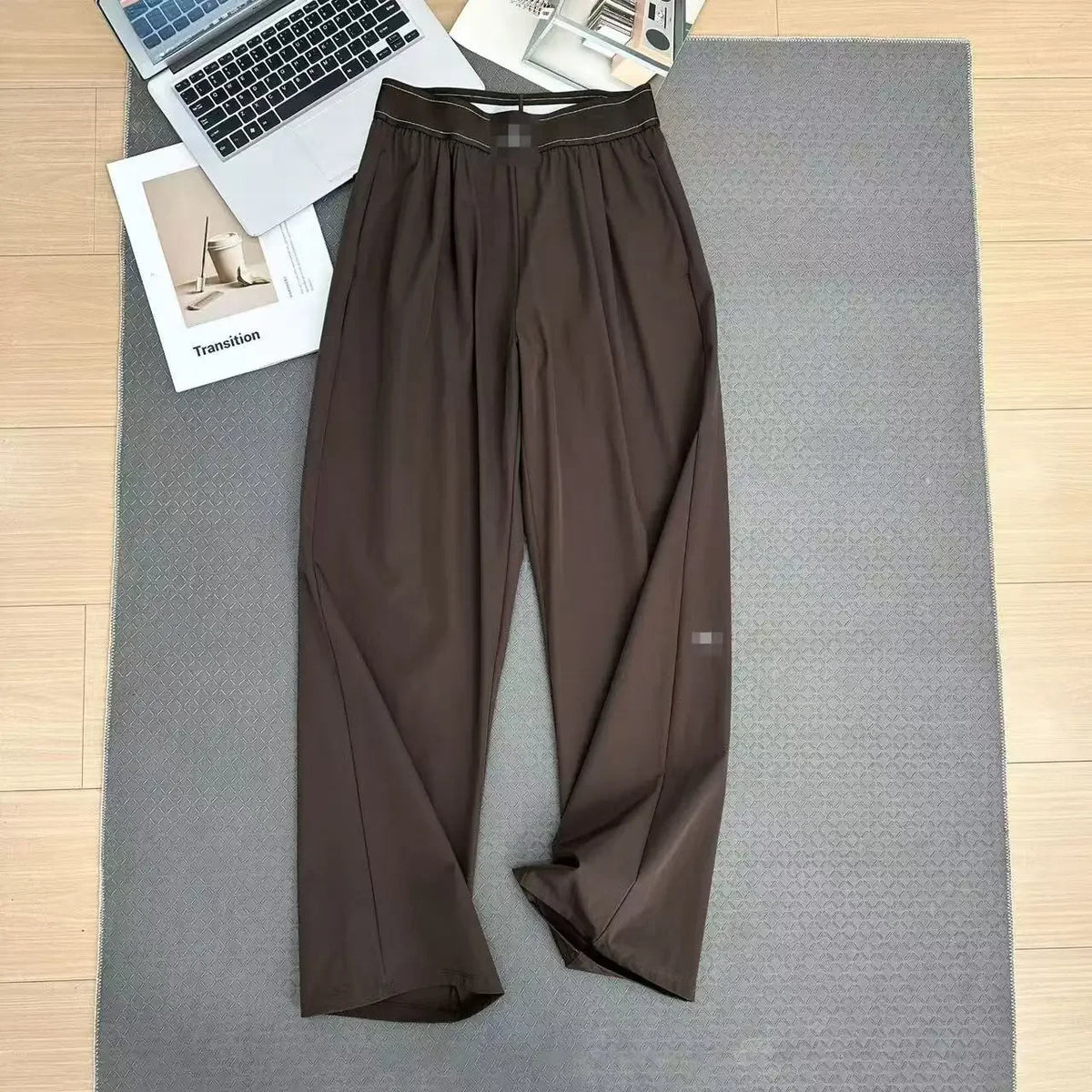 Summer High Waisted Casual Loose and Versatile Sports yoga Pants 2026 Summer Fitness Pants, Women's Breathable Wide Leg Sports P