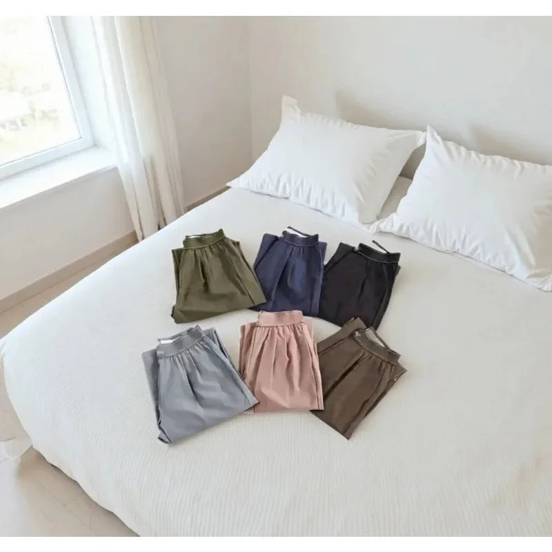 Summer High Waisted Casual Loose and Versatile Sports yoga Pants 2026 Summer Fitness Pants, Women's Breathable Wide Leg Sports P