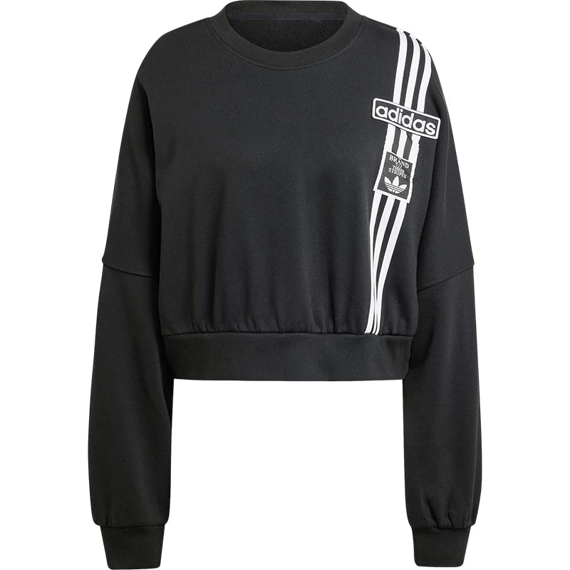 Adidas Official Genuine New Women's Soft Breathable Round Neck Hoodie JD0189
