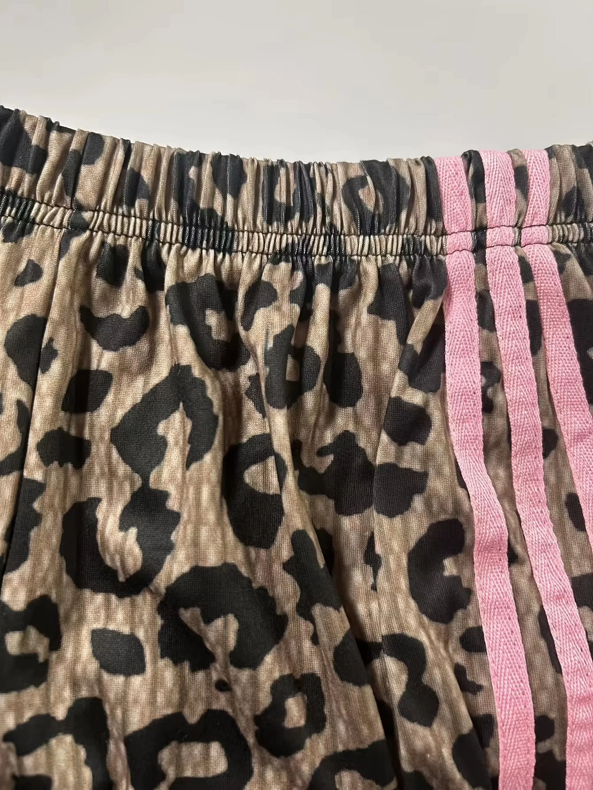 Men Women Unisex 3D Leopard Striped Printed Quick Dry Hip Hop Trousers, Retro Street Sport Pants, Loose Straight Jogger Pants
